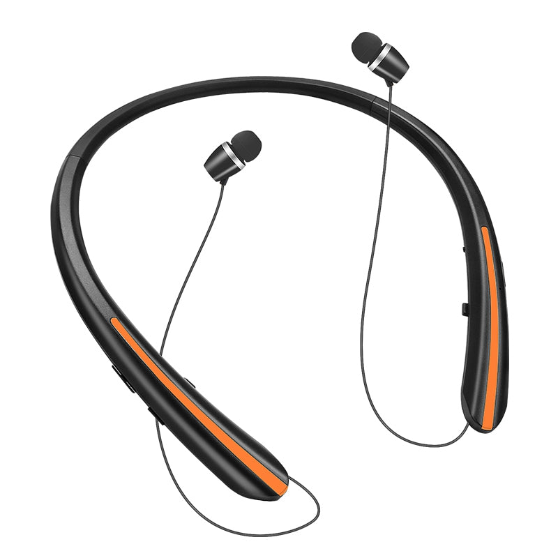 HX801 Náhlavní souprava na krk Bluetooth 5.0 Sluchátka se zatahovacími sluchátky pro Android iOS HX801 Náhlavní souprava na krk Bluetooth 5.0 Sluchátka se zatahovacími sluchátky pro Android iOS
